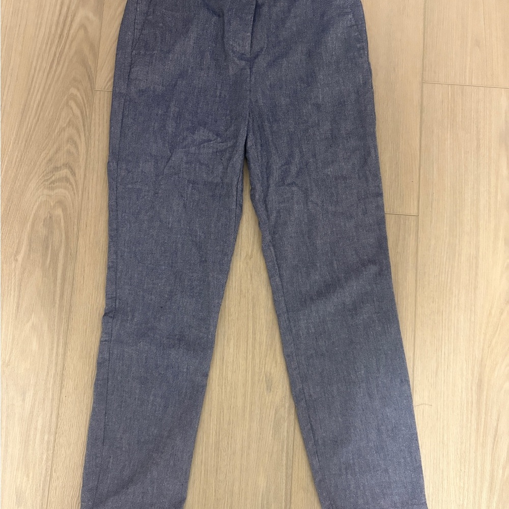 Zara Heather Grey/Bluish Jogger Waist Work Pants